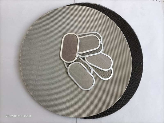 Écran ovale Mesh Give Melts Ideal Filtration d'extrudeuse de rectangle