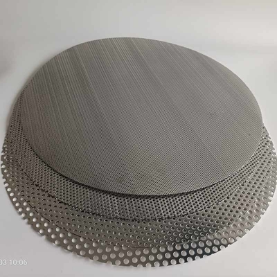 SS304 Perforated Wire Mesh Perforated Stainless Steel Mesh Abrasion Resistance