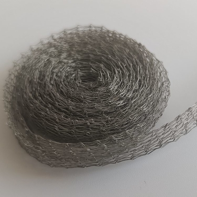 10mm Width Knitted Stainless Steel Wire Mesh SUS304 Air Filter Metal Mesh