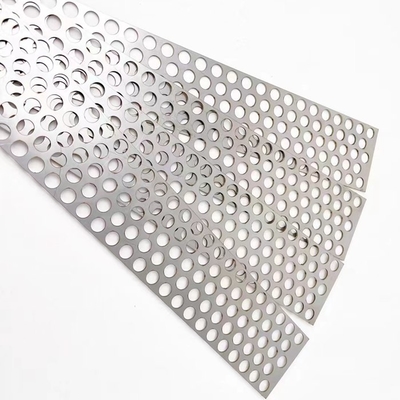 Feuillard perforé de filtre rond de trou d'acier inoxydable de certification d'OIN 0.5mm-7mm