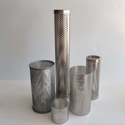 Bord cylindrique perforé de frontière d'alliage de Mesh With Spot Welded Or d'écran d'extrudeuse