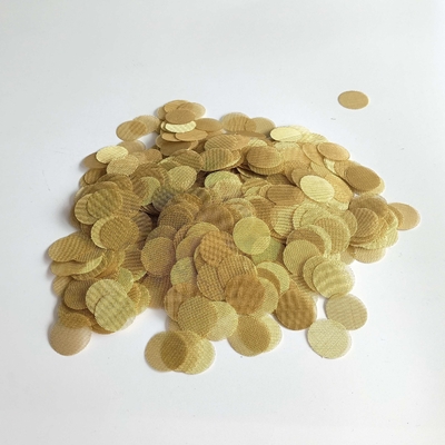 Maille en laiton de tamis filtrant d'extrudeuse d'excellentes formes de ductilité diverses